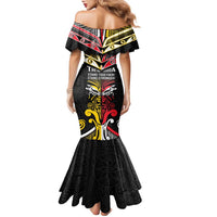 Niue And Aotearoa Family Matching Mermaid Dress and Hawaiian Shirt Together For Te Tiriti O Waitangi LT05 - Polynesian Pride