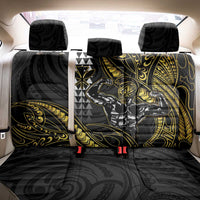 Hawaii Ikaika Warrior Helmet Back Car Seat Cover Gold Style LT05 - Polynesian Pride