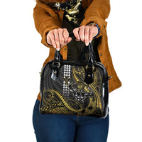 Hawaii Ikaika Warrior Helmet Shoulder Handbag Gold Style LT05 One Size Gold - Polynesian Pride