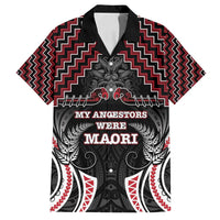 Aotearoa Family Matching Long Sleeve Bodycon Dress and Hawaiian Shirt Proud To Be Maori LT05 Dad's Shirt - Short Sleeve Red - Polynesian Pride