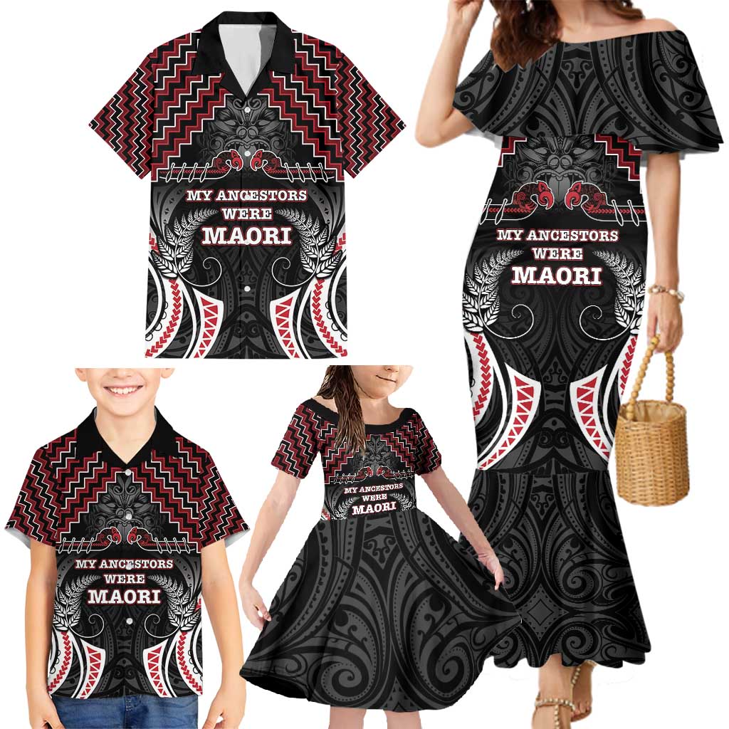Aotearoa Family Matching Mermaid Dress and Hawaiian Shirt Proud To Be Maori LT05 - Polynesian Pride