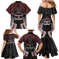Aotearoa Family Matching Mermaid Dress and Hawaiian Shirt Proud To Be Maori LT05 - Polynesian Pride