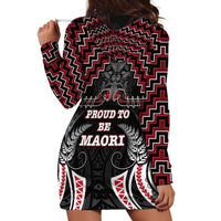 Aotearoa Hoodie Dress Proud To Be Maori LT05 - Polynesian Pride