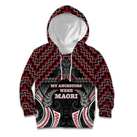Aotearoa Kid Hoodie Proud To Be Maori LT05 Hoodie Red - Polynesian Pride