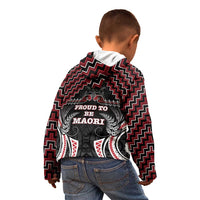 Aotearoa Kid Hoodie Proud To Be Maori LT05 - Polynesian Pride