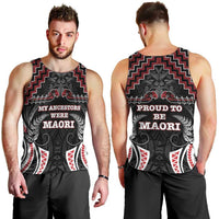 Aotearoa Men Tank Top Proud To Be Maori