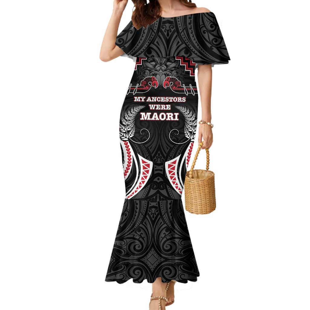 Aotearoa Mermaid Dress Proud To Be Maori LT05 Women Red - Polynesian Pride