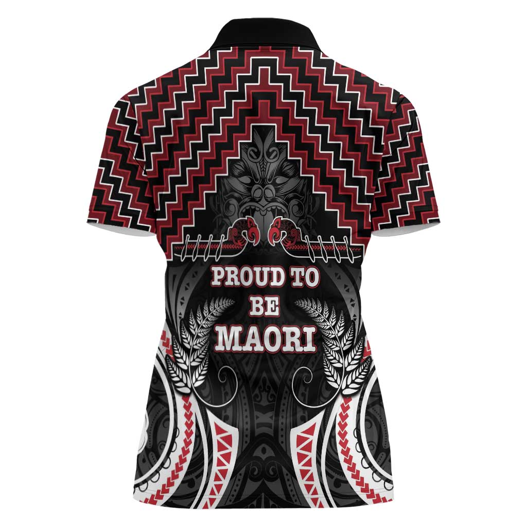 Aotearoa Women Polo Shirt Proud To Be Maori