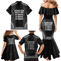 Aotearoa Toitu Te Tiriti Family Matching Mermaid Dress and Hawaiian Shirt No Kiwi Without Iwi LT05 - Polynesian Pride