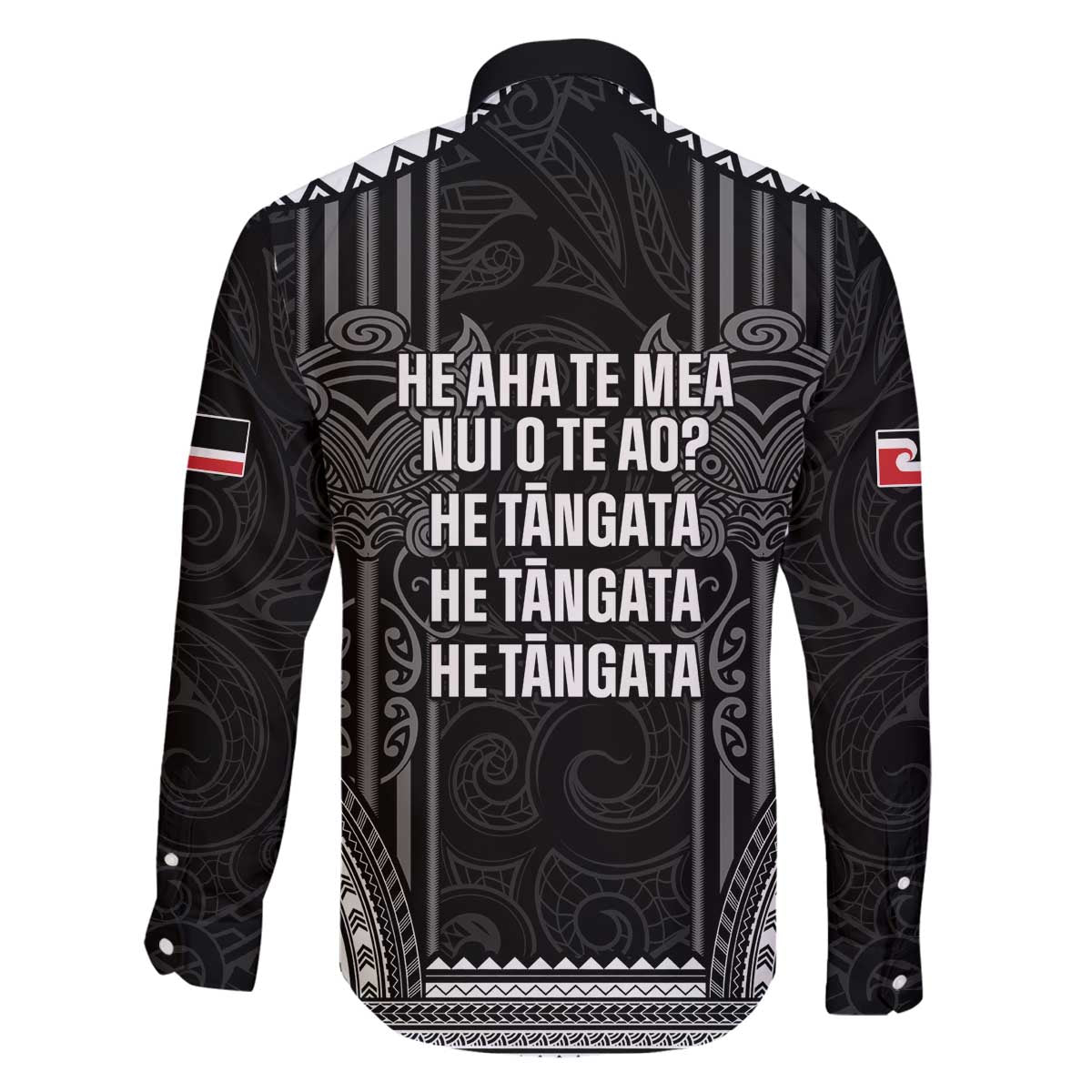 Aotearoa Toitu Te Tiriti Family Matching Off The Shoulder Long Sleeve Dress and Hawaiian Shirt No Kiwi Without Iwi LT05 - Polynesian Pride