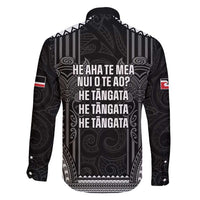 Aotearoa Toitu Te Tiriti Family Matching Short Sleeve Bodycon Dress and Hawaiian Shirt No Kiwi Without Iwi LT05 - Polynesian Pride