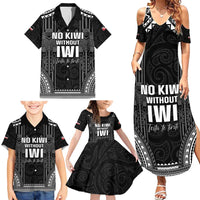 Aotearoa Toitu Te Tiriti Family Matching Summer Maxi Dress and Hawaiian Shirt No Kiwi Without Iwi LT05 - Polynesian Pride