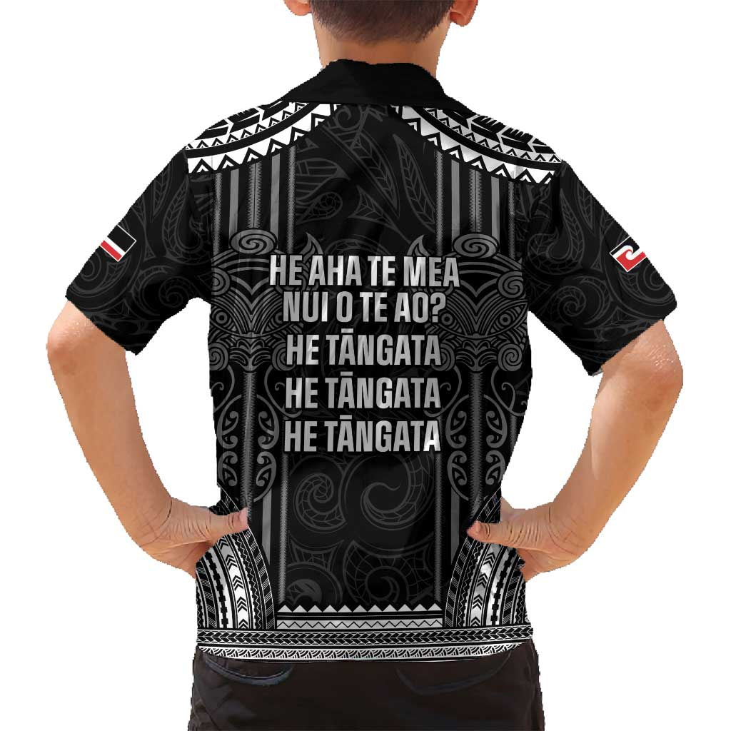 Aotearoa Toitu Te Tiriti Family Matching Tank Maxi Dress and Hawaiian Shirt No Kiwi Without Iwi LT05 - Polynesian Pride