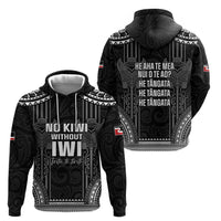 Aotearoa Toitu Te Tiriti Zip Hoodie No Kiwi Without Iwi LT05 - Polynesian Pride