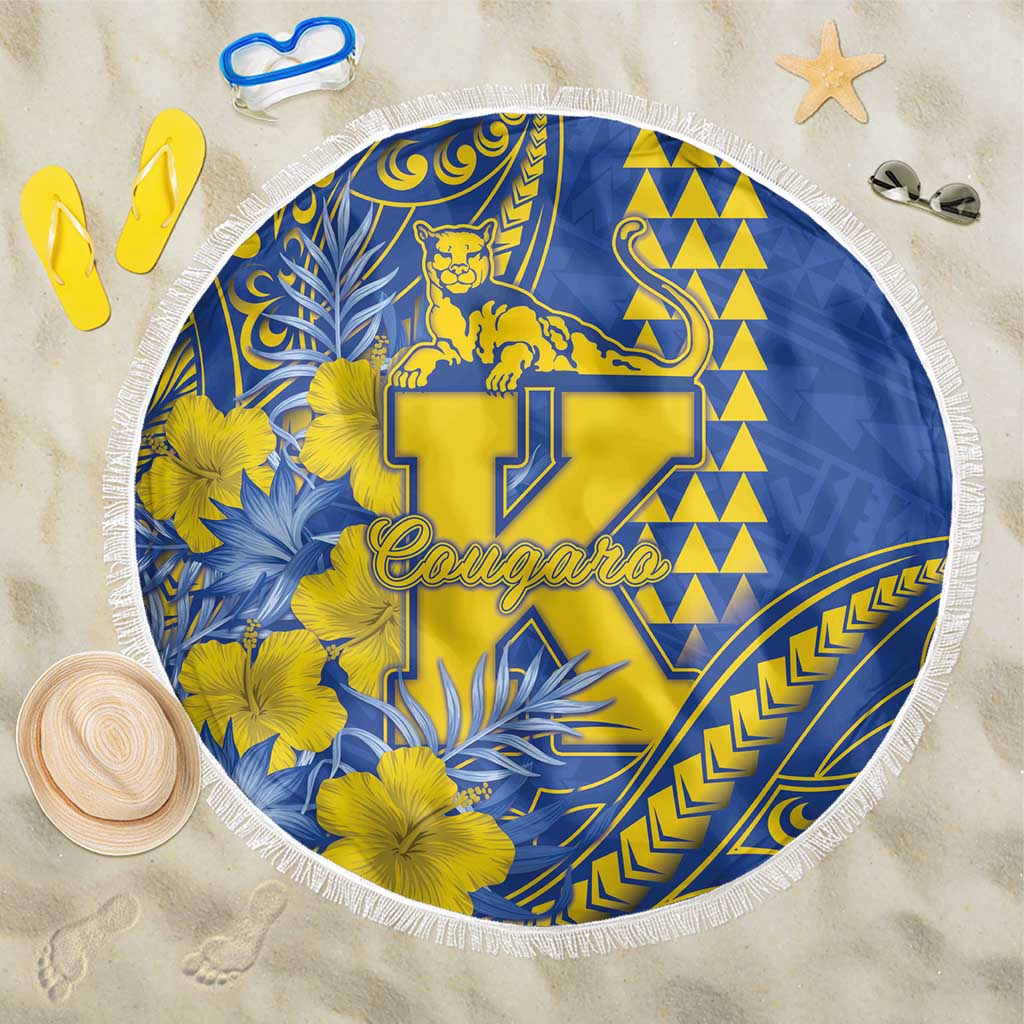 Hawaii Kaiser High School Beach Blanket Tribal Tattoo With Hibiscus Flowers