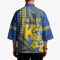 Personalised Hawaii Kaiser High School Kimono Tribal Tattoo With Hibiscus Flowers