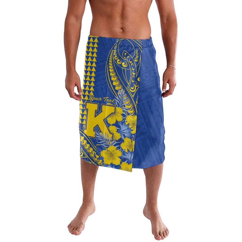 Personalised Hawaii Kaiser High School Lavalava Tribal Tattoo With Hibiscus Flowers