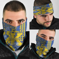 Hawaii Kaiser High School Neck Gaiter Tribal Tattoo With Hibiscus Flowers LT05 - Polynesian Pride
