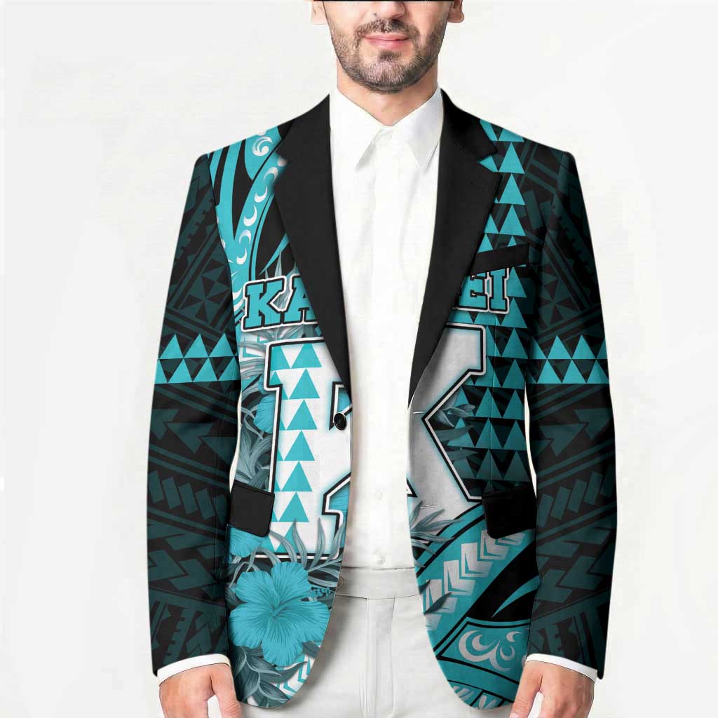 Personalised Hawaii Kapolei High School Blazer Tribal Tattoo With Hibiscus Flowers LT05 - Polynesian Pride