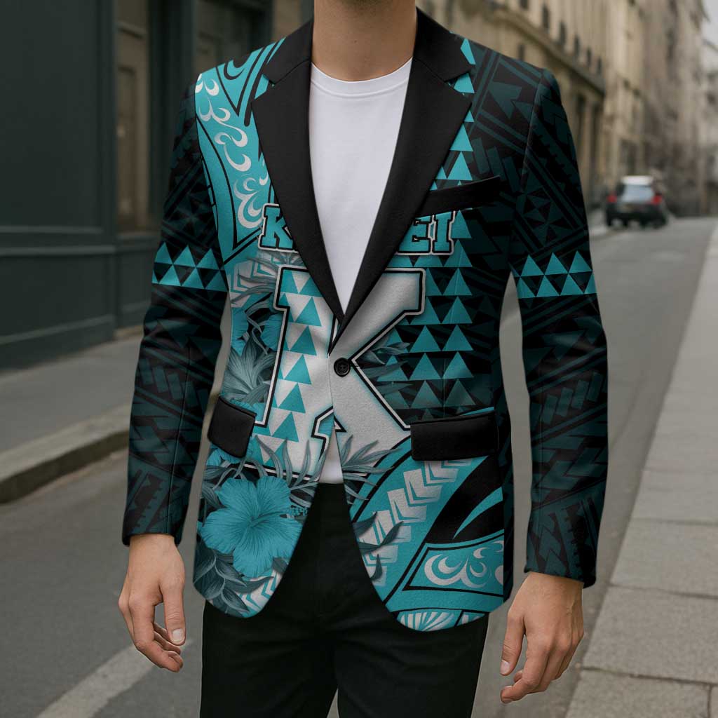 Personalised Hawaii Kapolei High School Blazer Tribal Tattoo With Hibiscus Flowers LT05 - Polynesian Pride