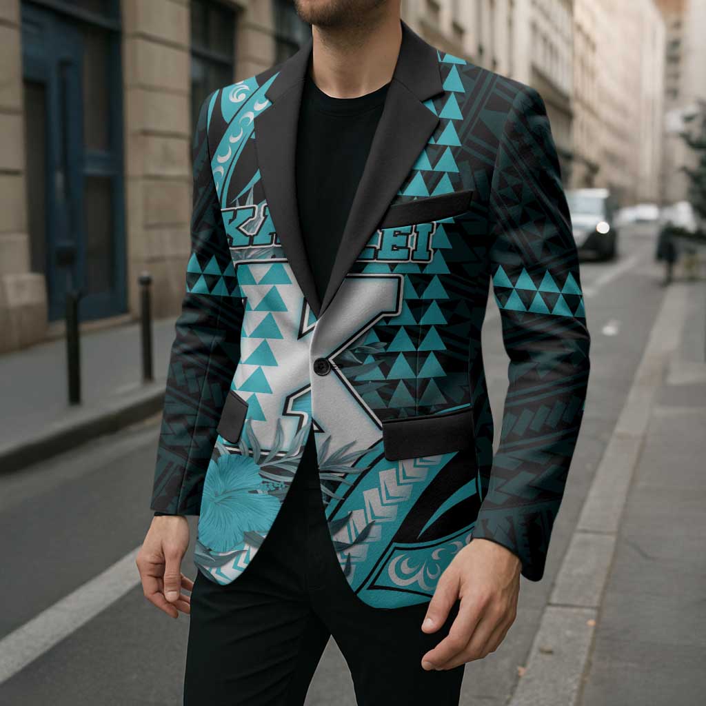 Personalised Hawaii Kapolei High School Blazer Tribal Tattoo With Hibiscus Flowers LT05 - Polynesian Pride