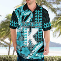 Personalised Hawaii Kapolei High School Hawaiian Shirt Tribal Tattoo With Hibiscus Flowers LT05 - Polynesian Pride