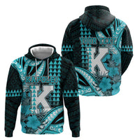 Personalised Hawaii Kapolei High School Hoodie Tribal Tattoo With Hibiscus Flowers LT05 - Polynesian Pride