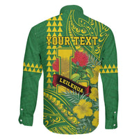 Personalised Hawaii Leilehua High School Family Matching Puletasi and Hawaiian Shirt Tribal Tattoo With Hibiscus Flowers LT05 - Polynesian Pride
