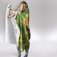 Hawaii Leilehua High School Hooded Blanket Tribal Tattoo With Hibiscus Flowers LT05 - Polynesian Pride