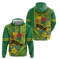 Personalised Hawaii Leilehua High School Hoodie Tribal Tattoo With Hibiscus Flowers LT05 - Polynesian Pride