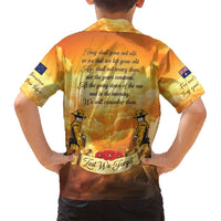 New Zealand And Australia ANZAC Day Family Matching Long Sleeve Bodycon Dress and Hawaiian Shirt Sinai Palestine Campaign Lest We Forget LT05 - Polynesian Pride