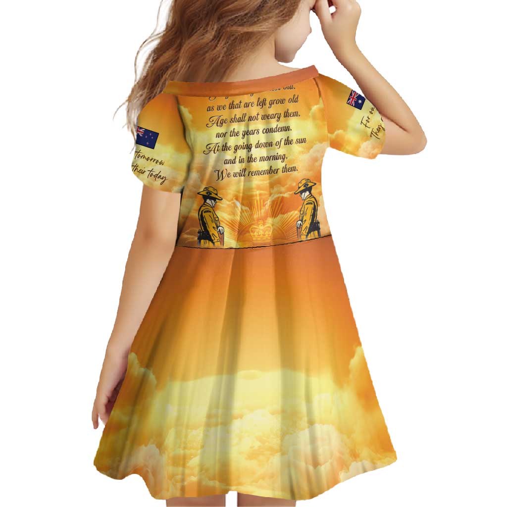 New Zealand And Australia ANZAC Day Family Matching Long Sleeve Bodycon Dress and Hawaiian Shirt Sinai Palestine Campaign Lest We Forget LT05 - Polynesian Pride