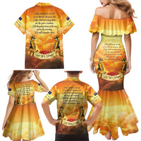 New Zealand And Australia ANZAC Day Family Matching Mermaid Dress and Hawaiian Shirt Sinai Palestine Campaign Lest We Forget LT05 - Polynesian Pride