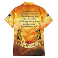 New Zealand And Australia ANZAC Day Family Matching Off Shoulder Maxi Dress and Hawaiian Shirt Sinai Palestine Campaign Lest We Forget LT05 - Polynesian Pride
