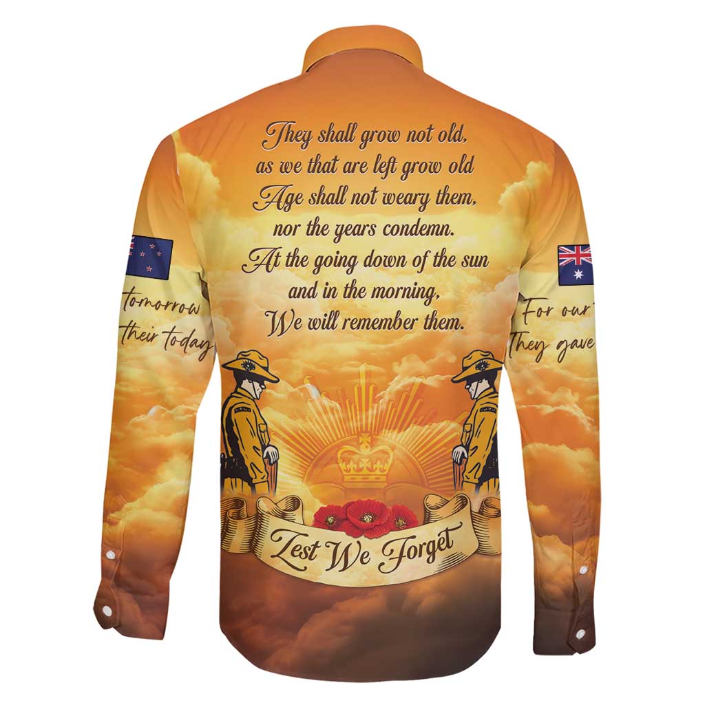 New Zealand And Australia ANZAC Day Family Matching Short Sleeve Bodycon Dress and Hawaiian Shirt Sinai Palestine Campaign Lest We Forget LT05 - Polynesian Pride