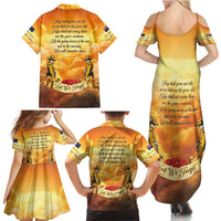 New Zealand And Australia ANZAC Day Family Matching Summer Maxi Dress and Hawaiian Shirt Sinai Palestine Campaign Lest We Forget LT05 - Polynesian Pride