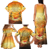 New Zealand And Australia ANZAC Day Family Matching Tank Maxi Dress and Hawaiian Shirt Sinai Palestine Campaign Lest We Forget LT05 - Polynesian Pride