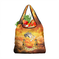New Zealand And Australia ANZAC Day Grocery Bag Sinai Palestine Campaign Lest We Forget LT05 1-pack One Size Orange - Polynesian Pride