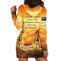 New Zealand And Australia ANZAC Day Hoodie Dress Sinai Palestine Campaign Lest We Forget LT05 - Polynesian Pride