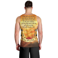New Zealand And Australia ANZAC Day Men Tank Top Sinai Palestine Campaign Lest We Forget LT05 - Polynesian Pride