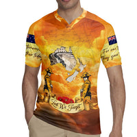 New Zealand And Australia ANZAC Day Rugby Jersey Sinai Palestine Campaign Lest We Forget LT05 - Polynesian Pride