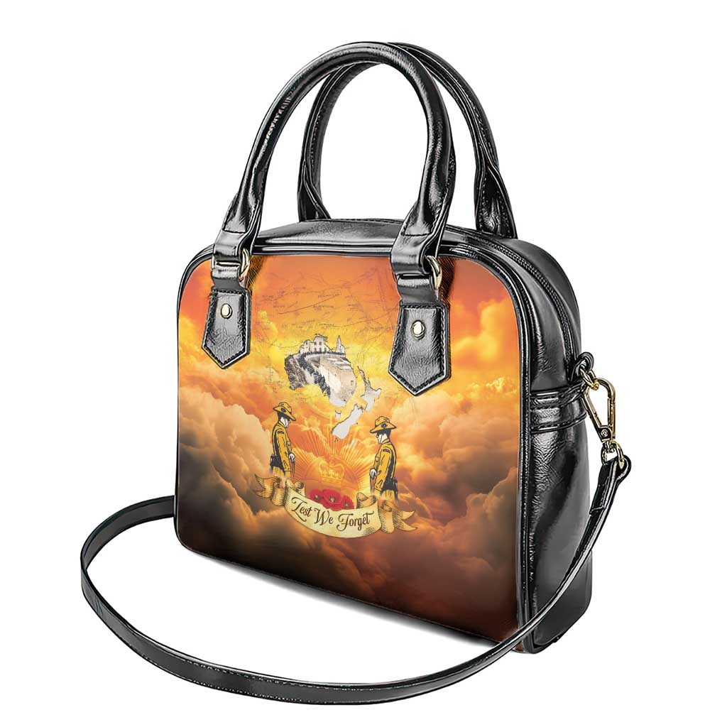 New Zealand And Australia ANZAC Day Shoulder Handbag Sinai Palestine Campaign Lest We Forget LT05 - Polynesian Pride