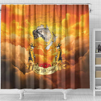 New Zealand And Australia ANZAC Day Shower Curtain Sinai Palestine Campaign Lest We Forget LT05 - Polynesian Pride