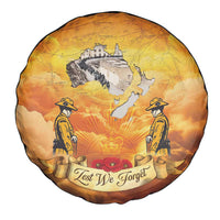 New Zealand And Australia ANZAC Day Spare Tire Cover Sinai Palestine Campaign Lest We Forget LT05 - Polynesian Pride