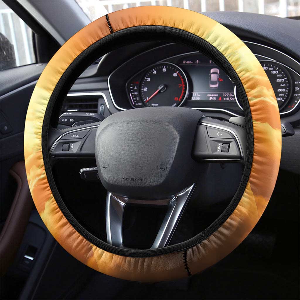 New Zealand And Australia ANZAC Day Steering Wheel Cover Sinai Palestine Campaign Lest We Forget LT05 - Polynesian Pride