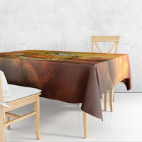 New Zealand And Australia ANZAC Day Tablecloth Sinai Palestine Campaign Lest We Forget