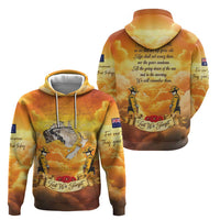 New Zealand And Australia ANZAC Day Zip Hoodie Sinai Palestine Campaign Lest We Forget LT05 - Polynesian Pride