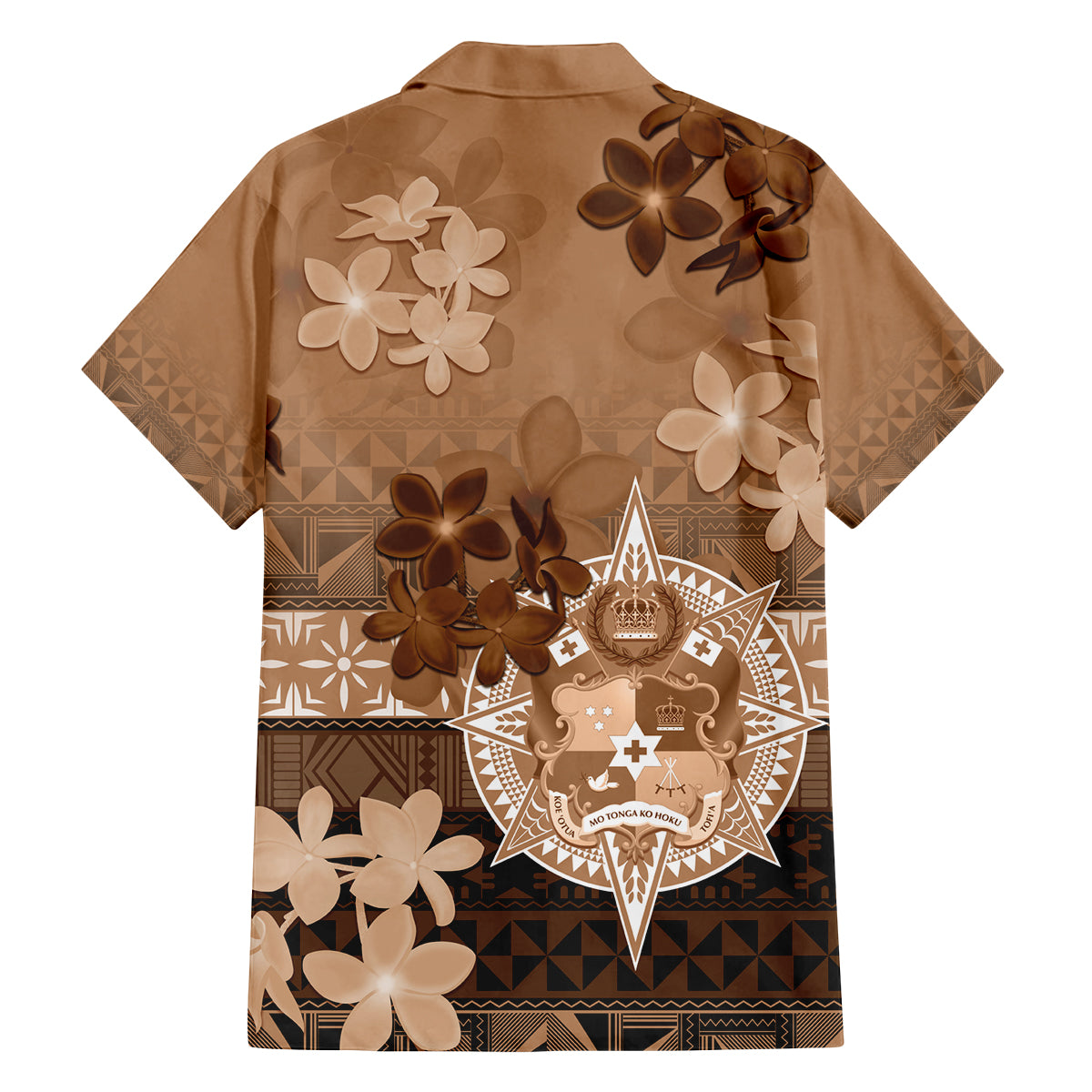 Tonga Emancipation Day Family Matching Puletasi and Hawaiian Shirt Tongan Kupesi Ngatu Pattern Vintage Style LT05 - Polynesian Pride