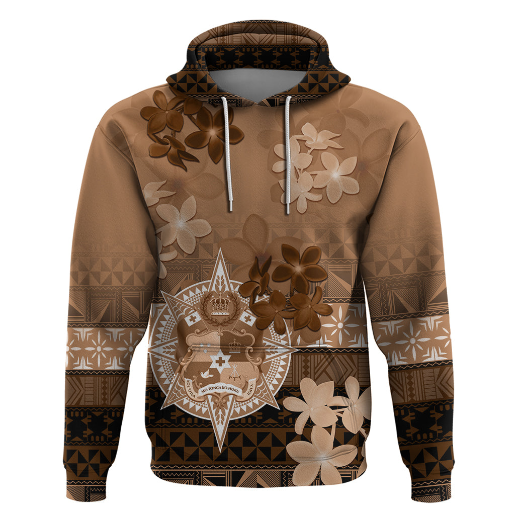 Tonga Emancipation Day Zip Hoodie Tongan Kupesi Ngatu Pattern Vintage Style