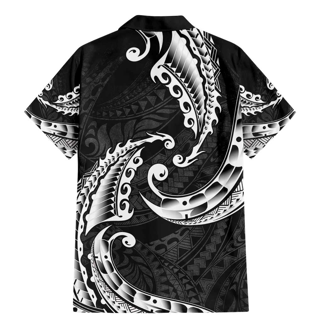 AAPI Heritage Month Family Matching Mermaid Dress and Hawaiian Shirt American Samoa Polynesian Tribal Wave LT05 - Polynesian Pride